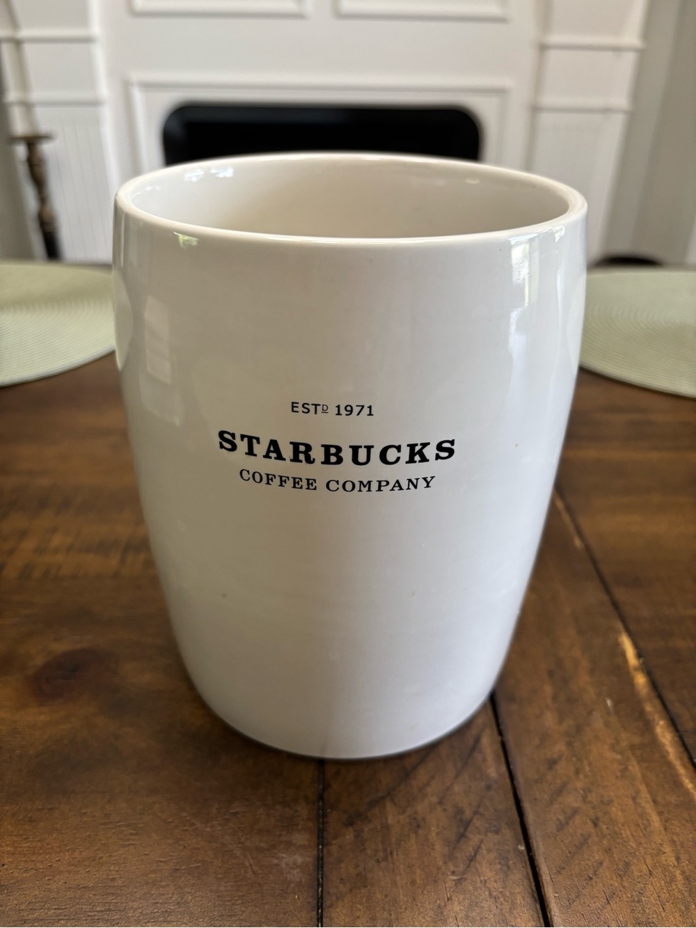 2009 Starbucks coffee company ceramic utensil holder